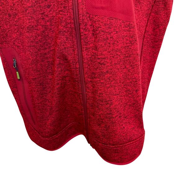 Orvis Trout Bum Vest Mens XL Red Pockets Full Zip Fleece Lined - Picture 3 of 10